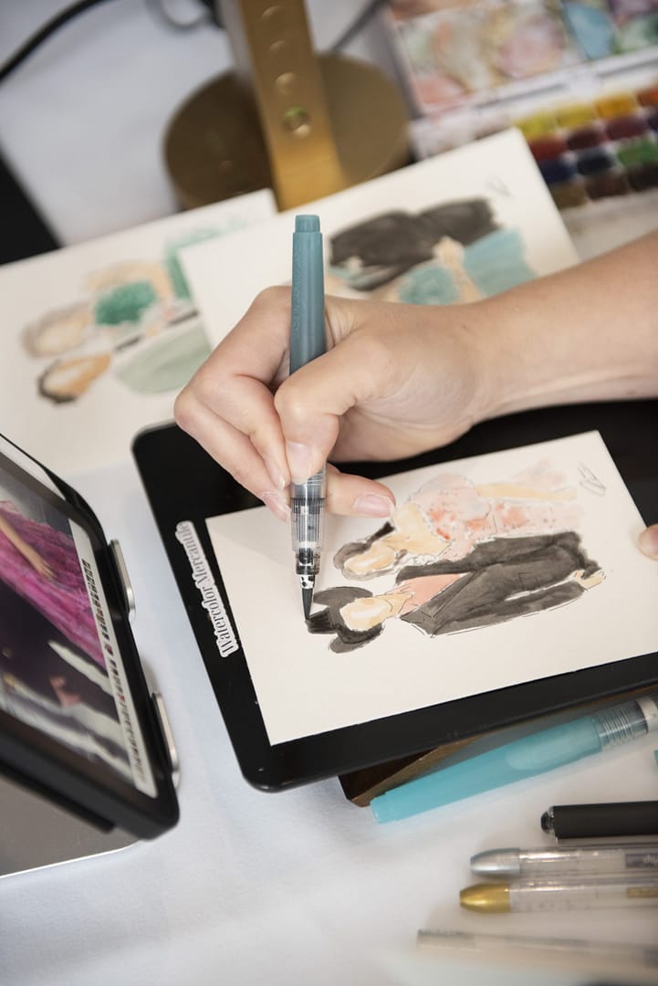 Watercolor Mercantile - Live Watercolor Guest Portraits Watercolor Mercantile - Live Watercolor Guest Portraits