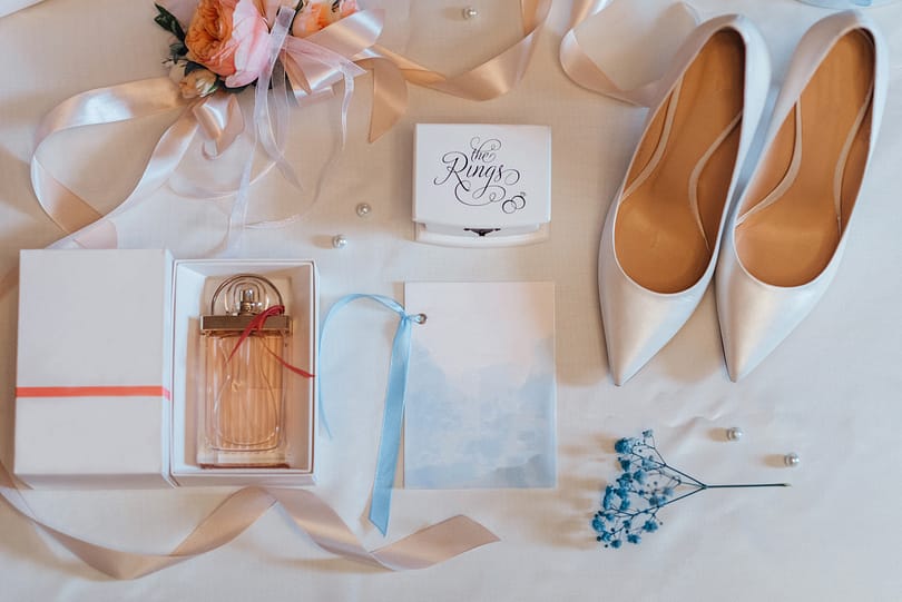 wedding shoes of the bride, beautiful fashion